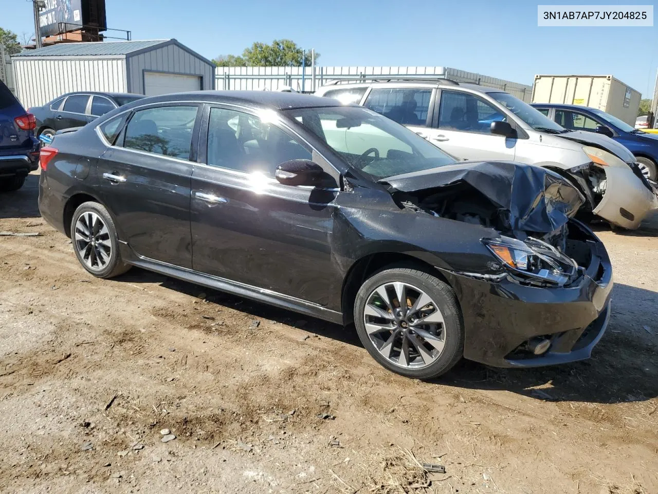 3N1AB7AP7JY204825 2018 Nissan Sentra S