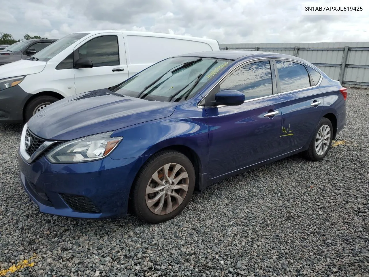 2018 Nissan Sentra S VIN: 3N1AB7APXJL619425 Lot: 73829464