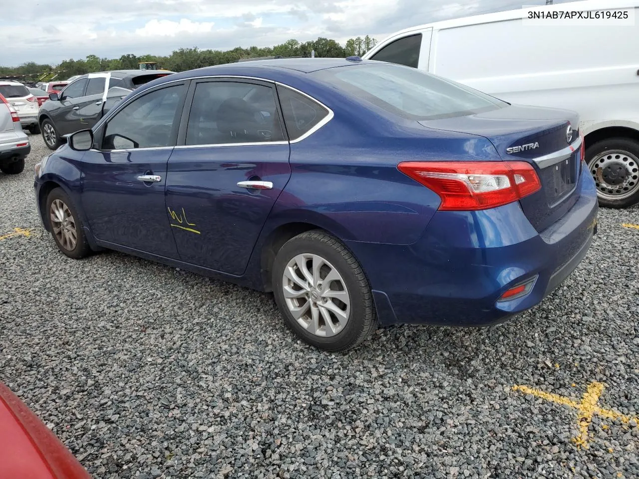 2018 Nissan Sentra S VIN: 3N1AB7APXJL619425 Lot: 73829464