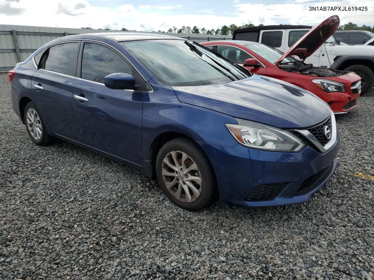 3N1AB7APXJL619425 2018 Nissan Sentra S