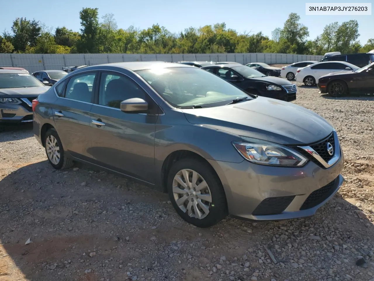 2018 Nissan Sentra S VIN: 3N1AB7AP3JY276203 Lot: 73877904