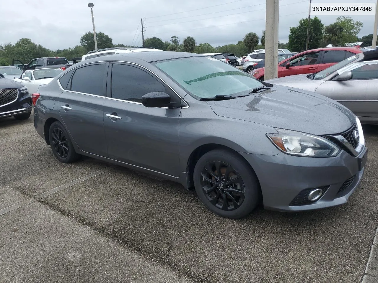 2018 Nissan Sentra S VIN: 3N1AB7APXJY347848 Lot: 74255854