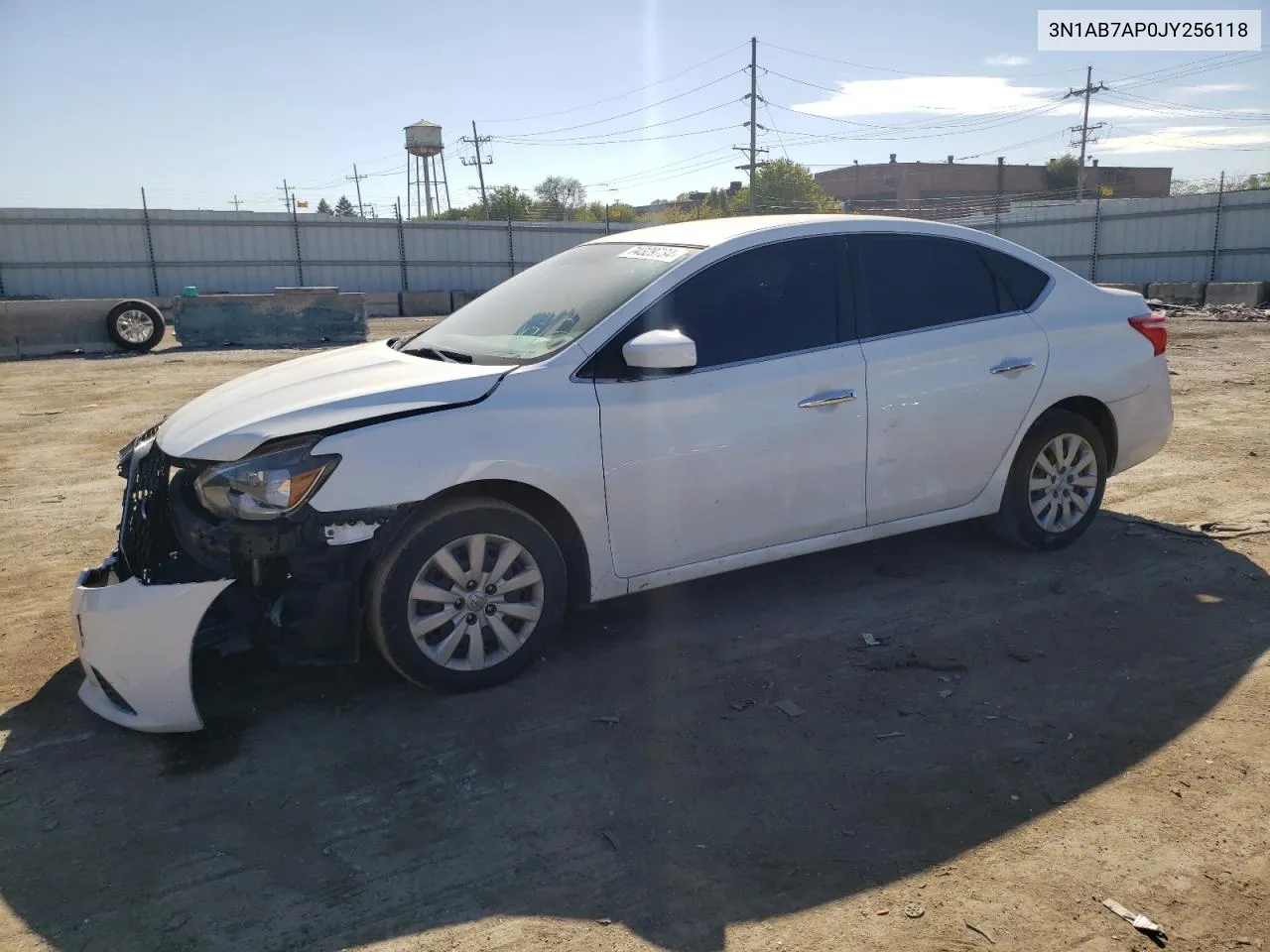 2018 Nissan Sentra S VIN: 3N1AB7AP0JY256118 Lot: 74329734