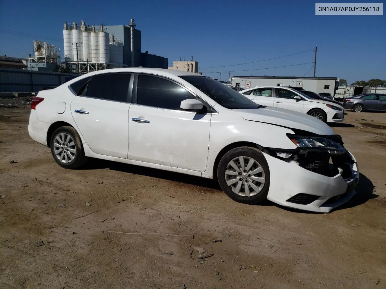 2018 Nissan Sentra S VIN: 3N1AB7AP0JY256118 Lot: 74329734