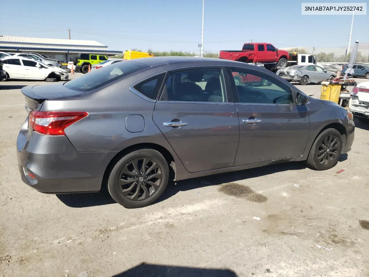 2018 Nissan Sentra S VIN: 3N1AB7AP1JY252742 Lot: 74361354