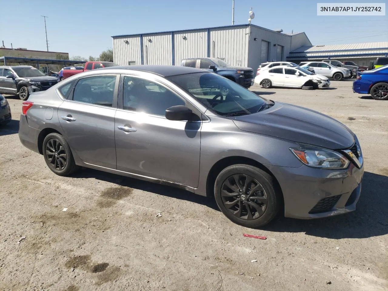 2018 Nissan Sentra S VIN: 3N1AB7AP1JY252742 Lot: 74361354