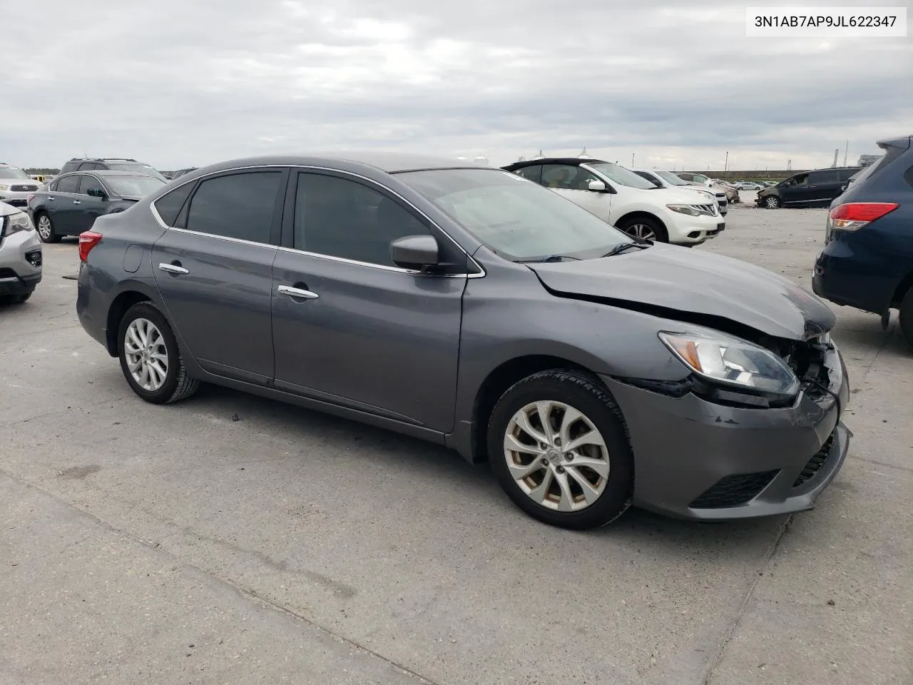 2018 Nissan Sentra S VIN: 3N1AB7AP9JL622347 Lot: 74419854