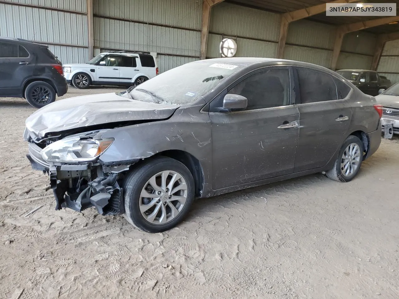 2018 Nissan Sentra S VIN: 3N1AB7AP5JY343819 Lot: 74572224