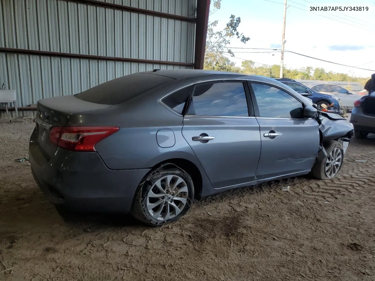 2018 Nissan Sentra S VIN: 3N1AB7AP5JY343819 Lot: 74572224