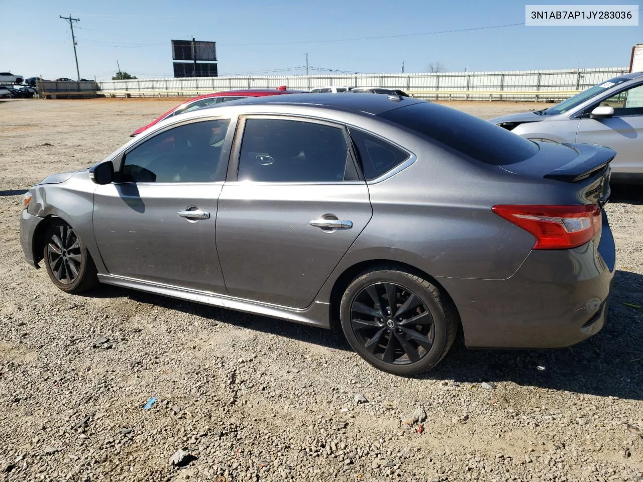 2018 Nissan Sentra S VIN: 3N1AB7AP1JY283036 Lot: 74737554