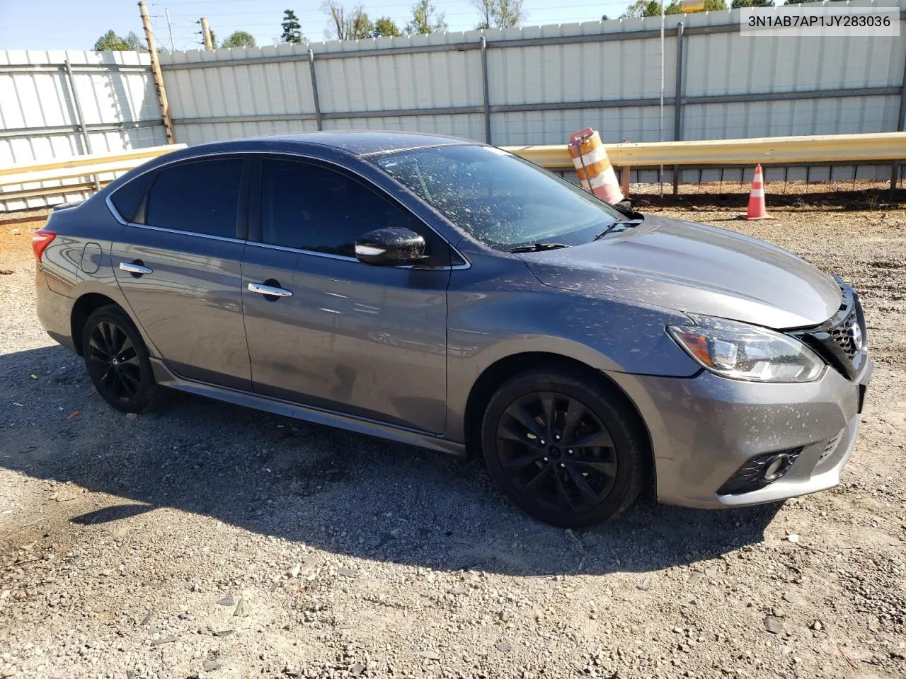 2018 Nissan Sentra S VIN: 3N1AB7AP1JY283036 Lot: 74737554