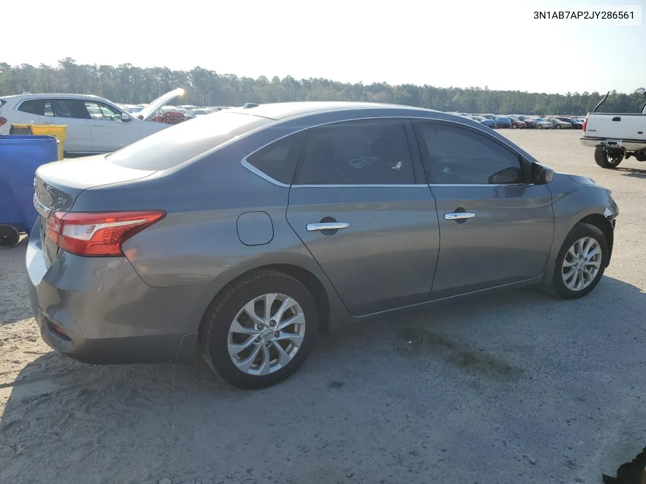 2018 Nissan Sentra S VIN: 3N1AB7AP2JY286561 Lot: 75270554