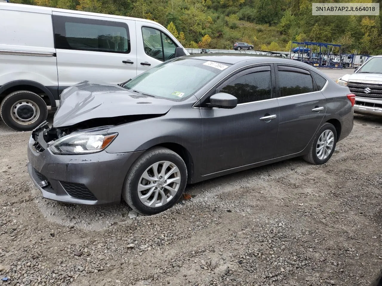 3N1AB7AP2JL664018 2018 Nissan Sentra S