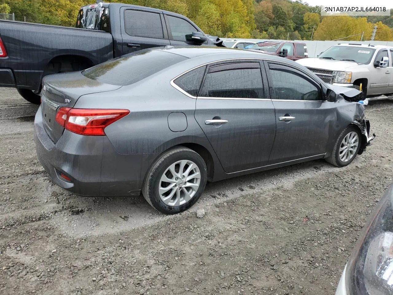 3N1AB7AP2JL664018 2018 Nissan Sentra S