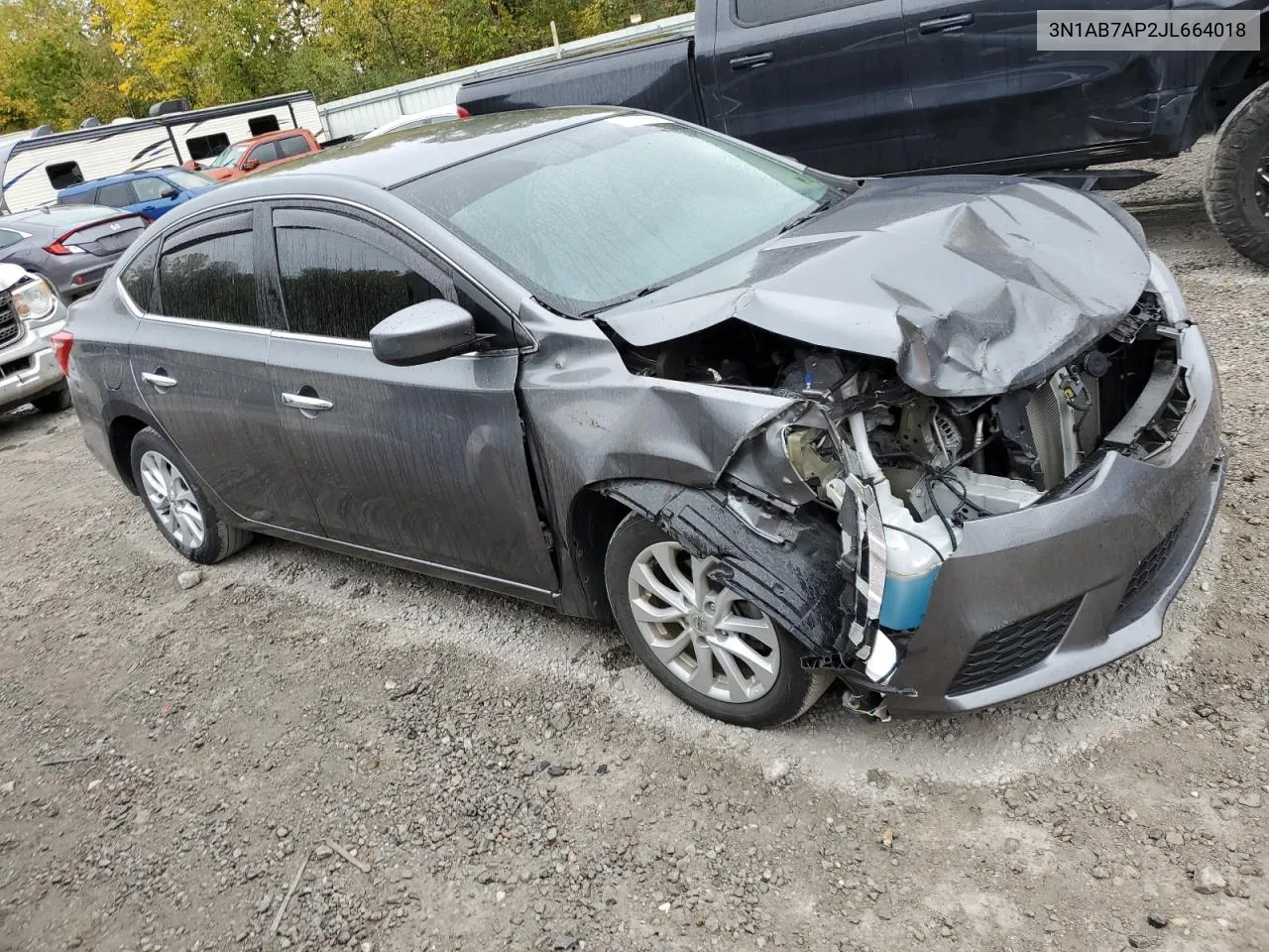 3N1AB7AP2JL664018 2018 Nissan Sentra S