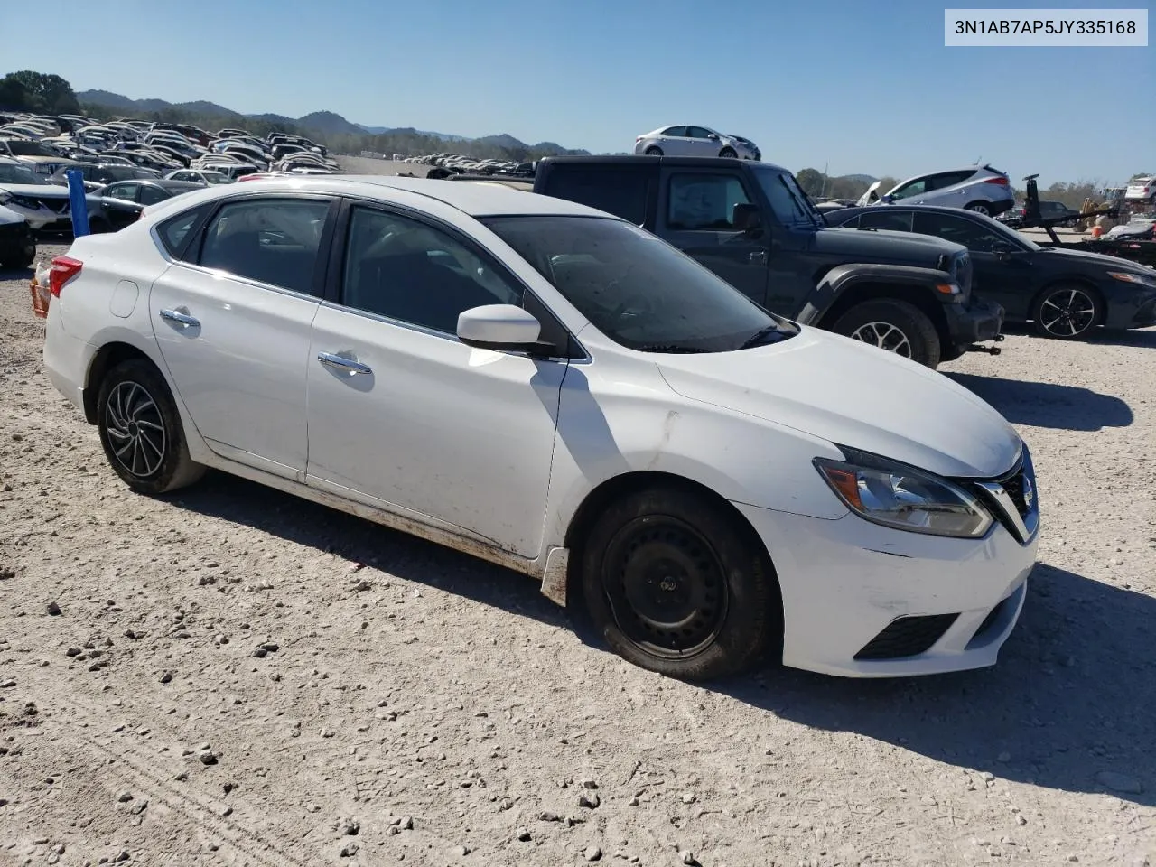 2018 Nissan Sentra S VIN: 3N1AB7AP5JY335168 Lot: 75815884