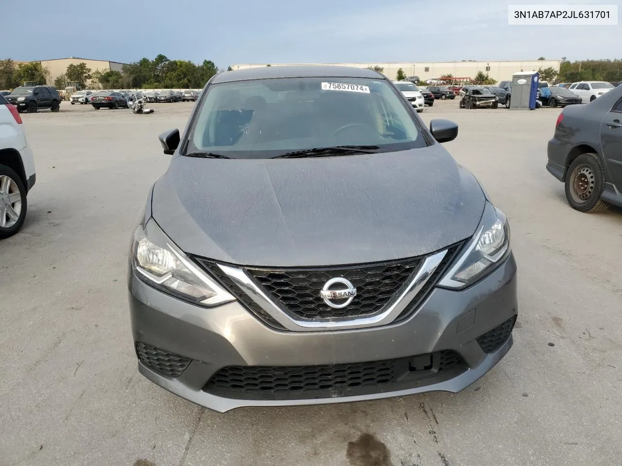 2018 Nissan Sentra S VIN: 3N1AB7AP2JL631701 Lot: 75857074