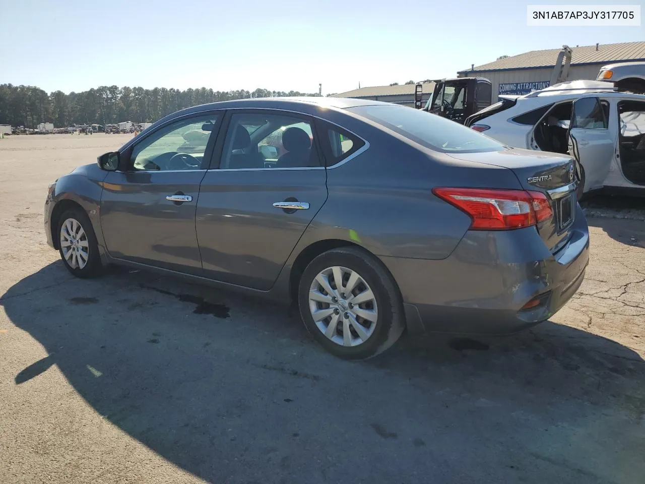 2018 Nissan Sentra S VIN: 3N1AB7AP3JY317705 Lot: 76255414