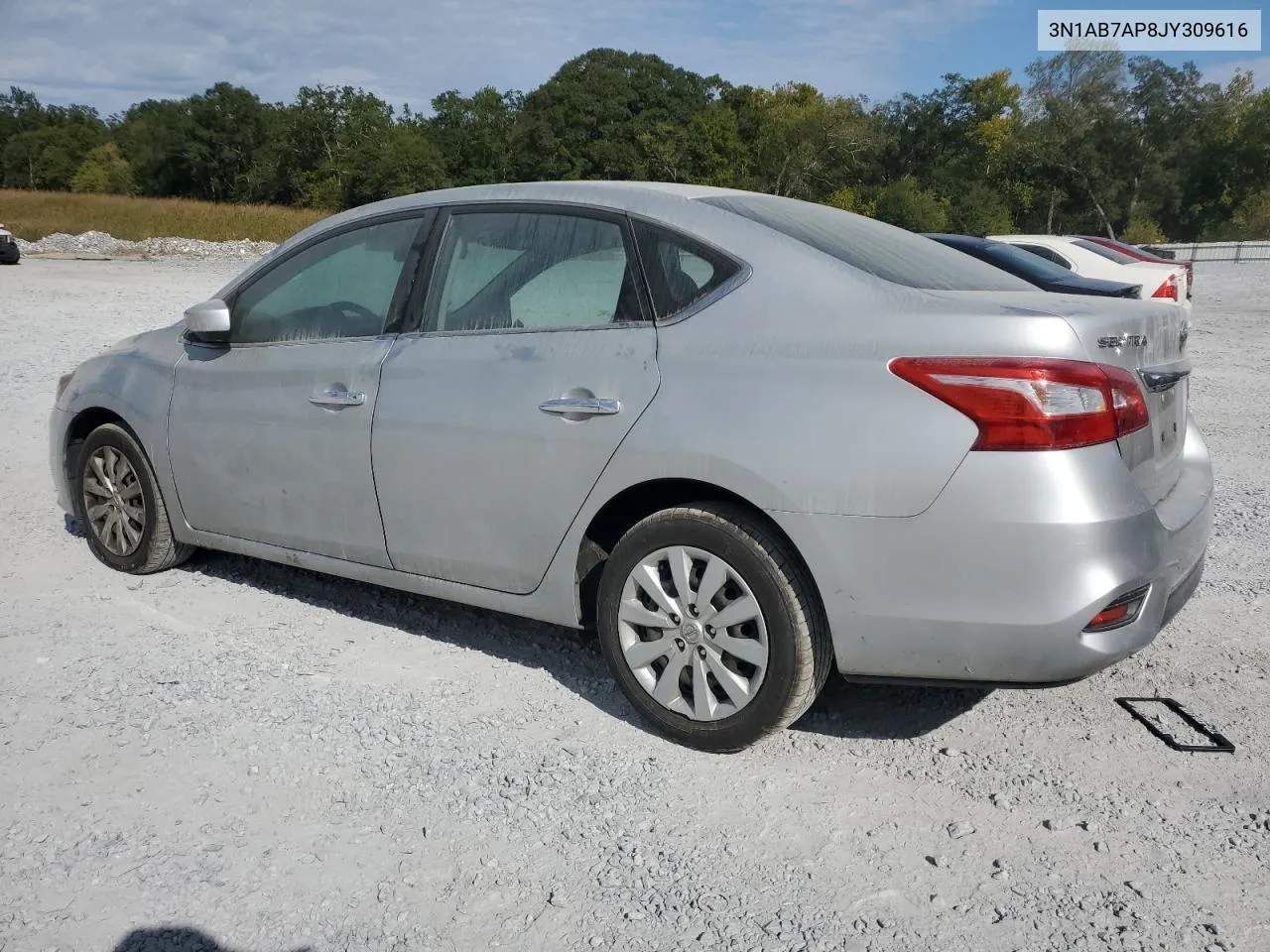 2018 Nissan Sentra S VIN: 3N1AB7AP8JY309616 Lot: 76360164