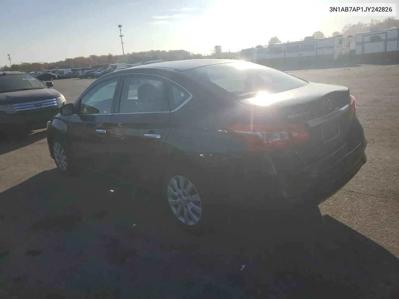 2018 Nissan Sentra S VIN: 3N1AB7AP1JY242826 Lot: 76482154