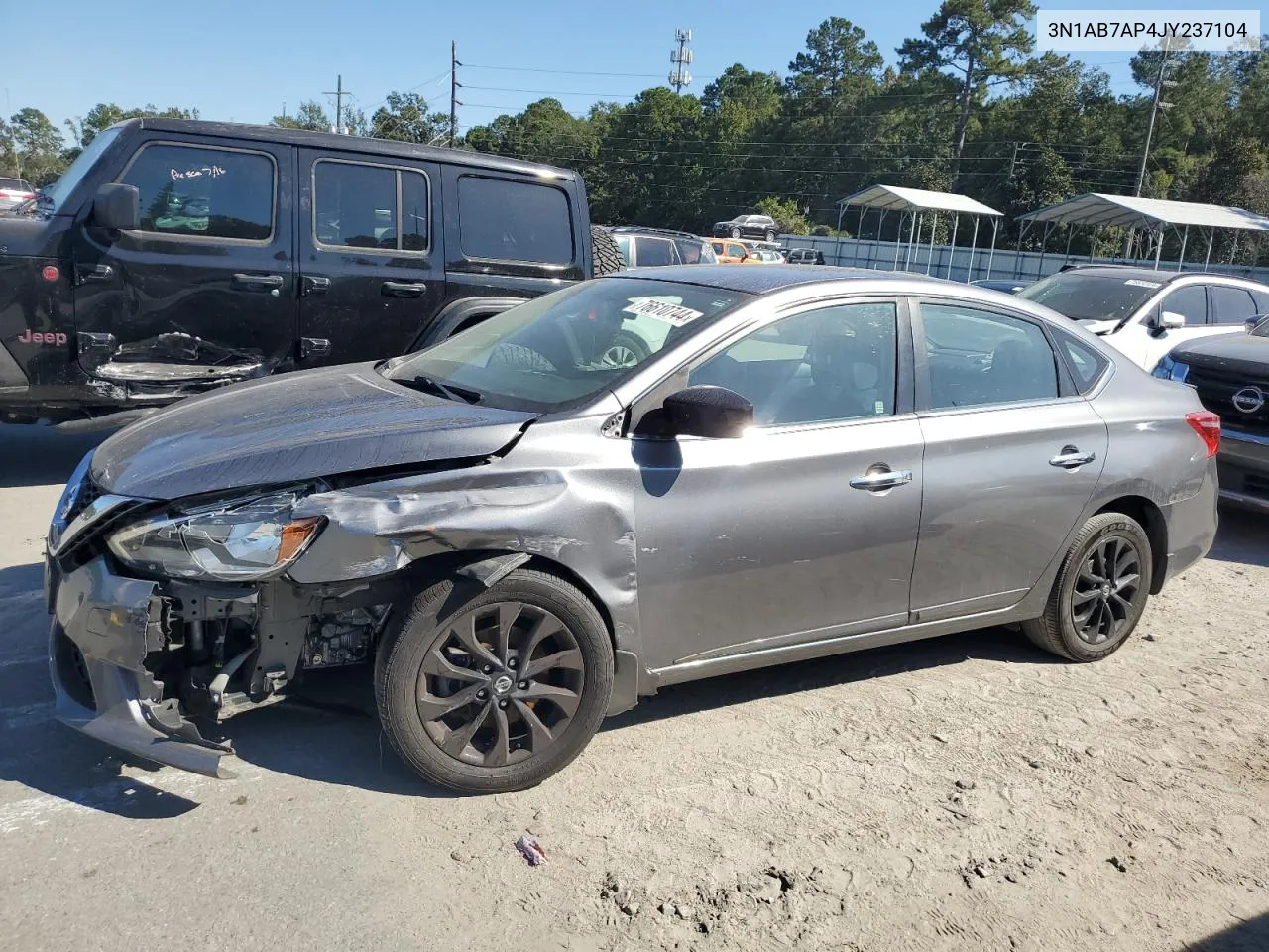 2018 Nissan Sentra S VIN: 3N1AB7AP4JY237104 Lot: 76610744