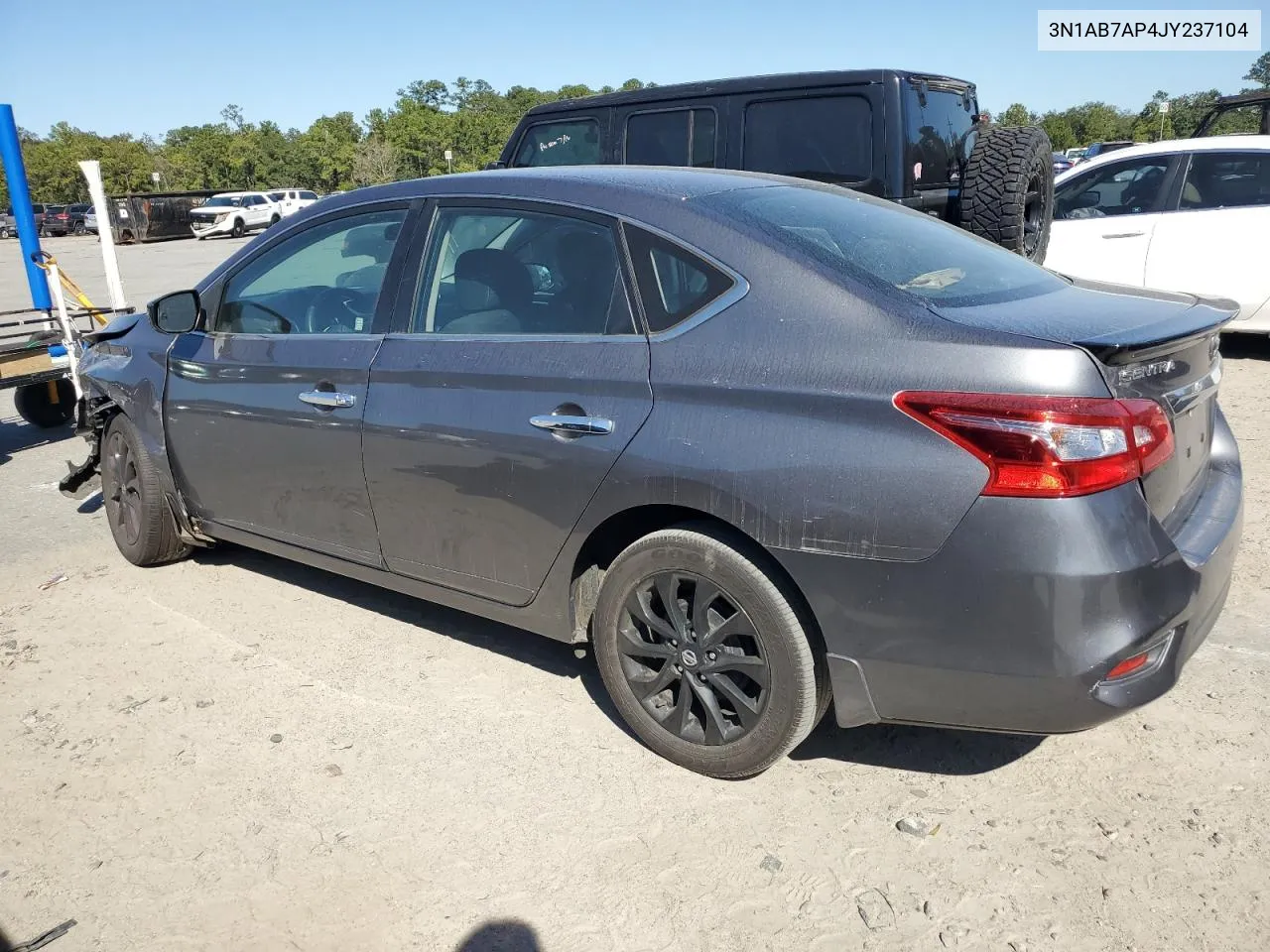 2018 Nissan Sentra S VIN: 3N1AB7AP4JY237104 Lot: 76610744