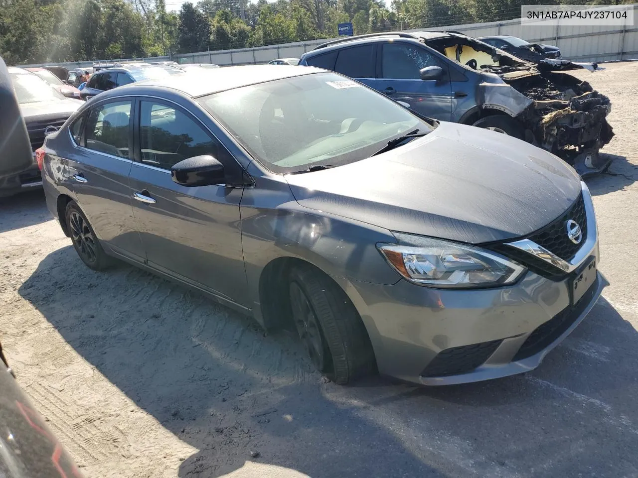 2018 Nissan Sentra S VIN: 3N1AB7AP4JY237104 Lot: 76610744