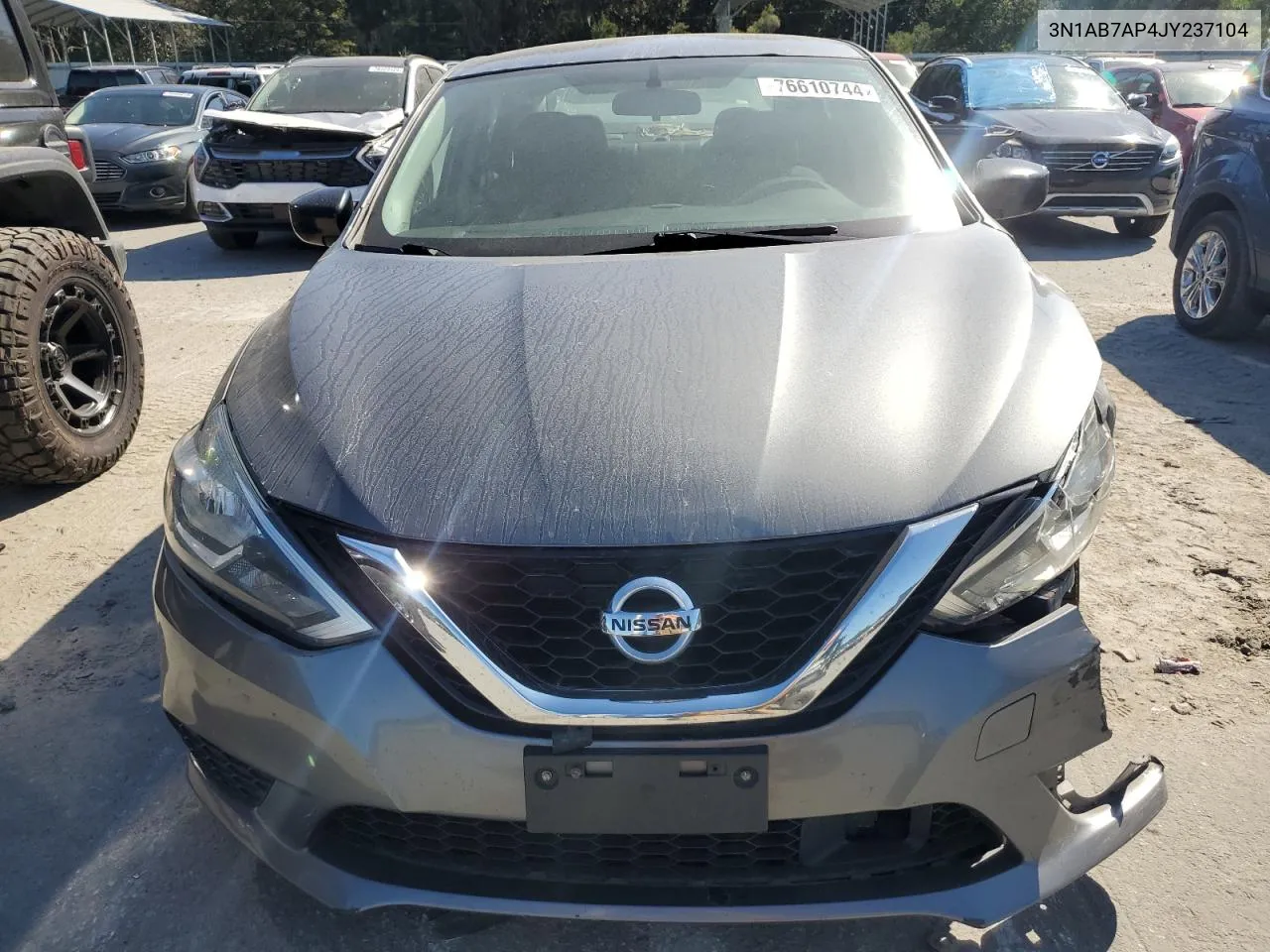 2018 Nissan Sentra S VIN: 3N1AB7AP4JY237104 Lot: 76610744