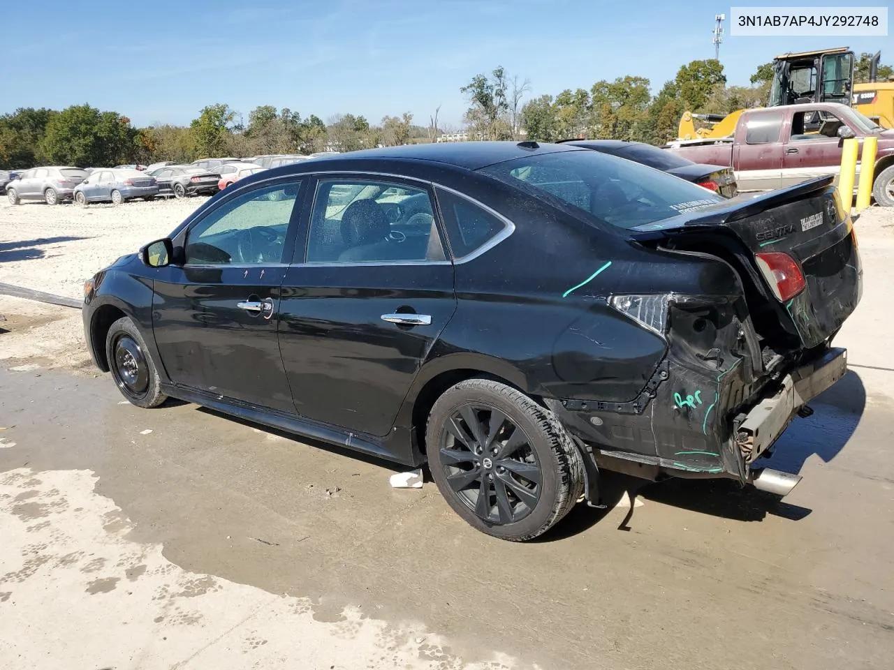 2018 Nissan Sentra S VIN: 3N1AB7AP4JY292748 Lot: 76800054