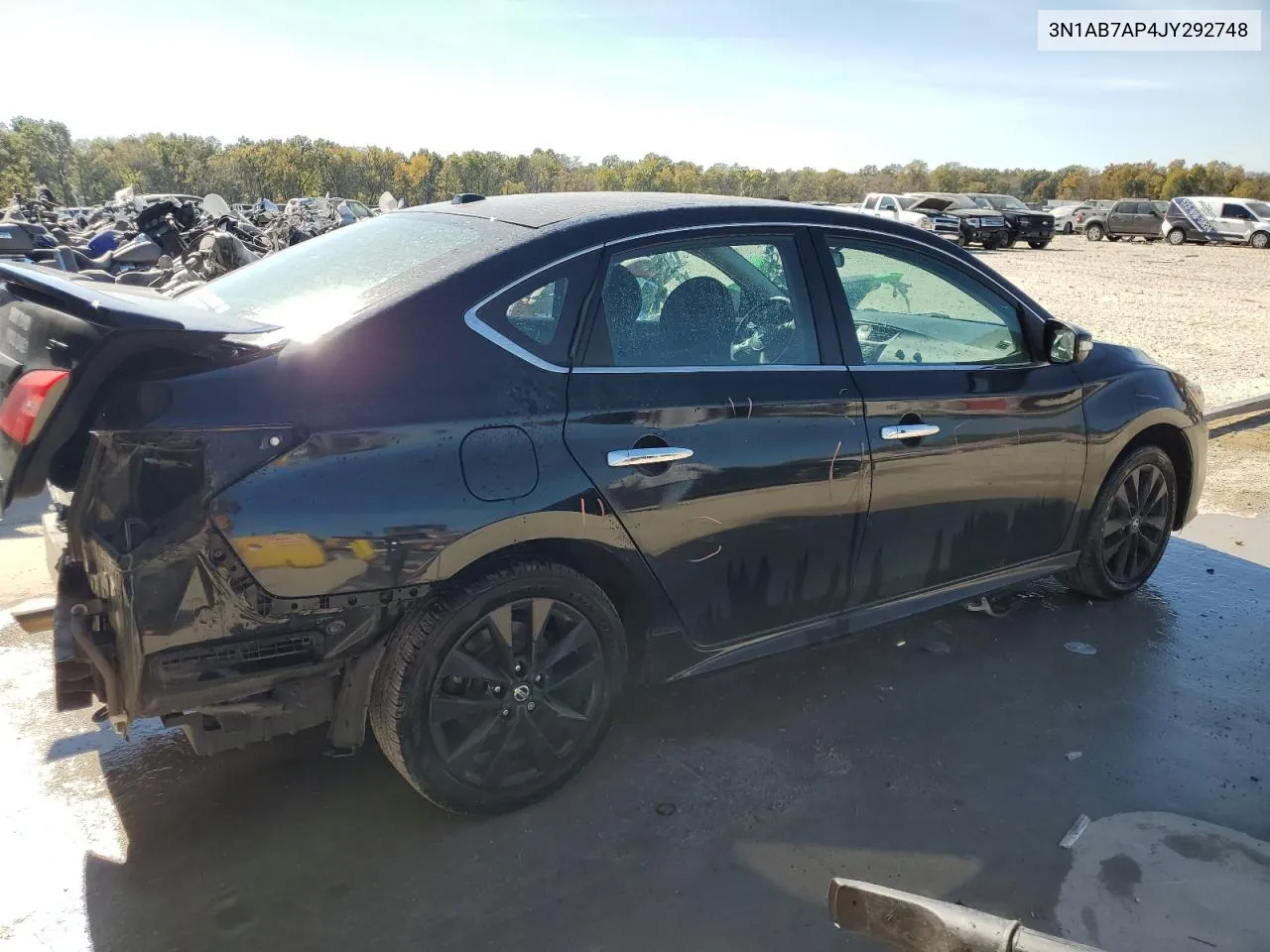 2018 Nissan Sentra S VIN: 3N1AB7AP4JY292748 Lot: 76800054