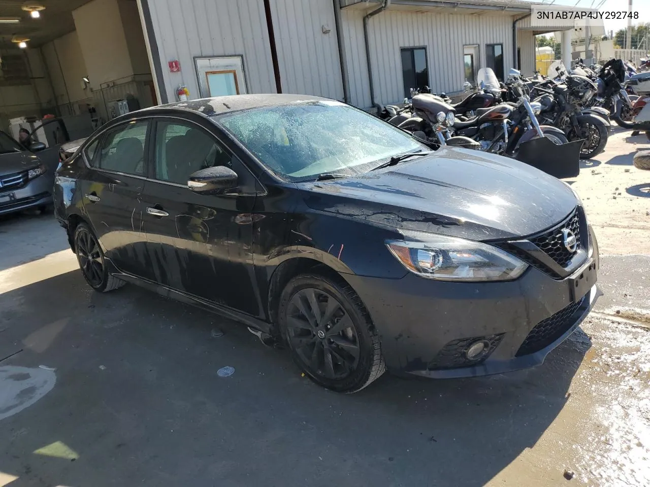 2018 Nissan Sentra S VIN: 3N1AB7AP4JY292748 Lot: 76800054