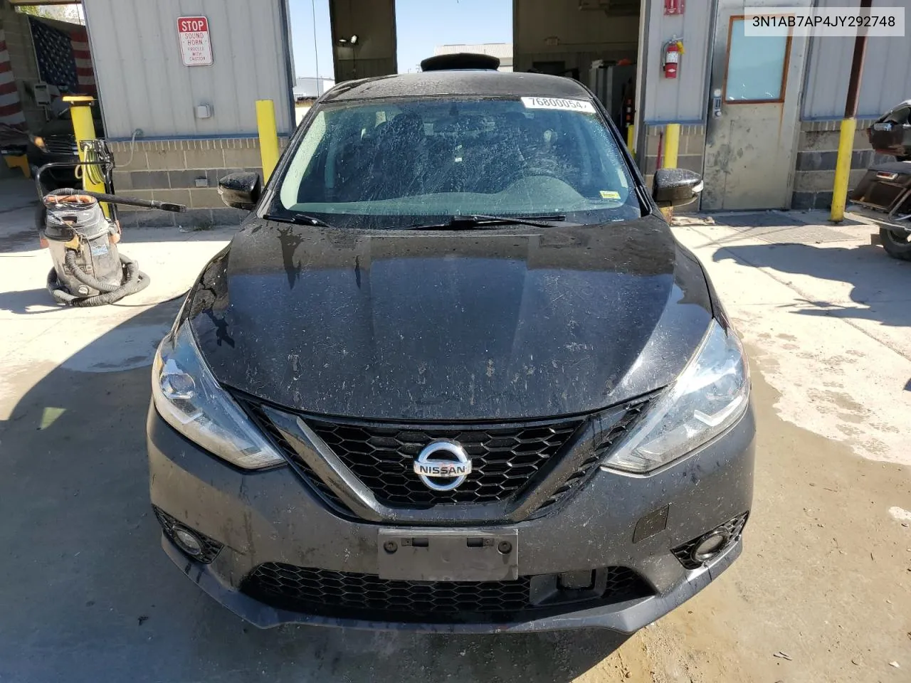 2018 Nissan Sentra S VIN: 3N1AB7AP4JY292748 Lot: 76800054