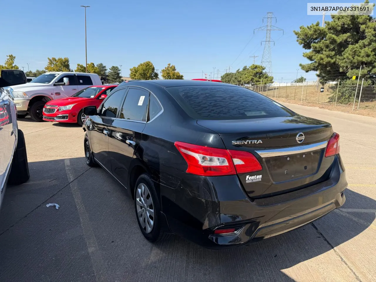 3N1AB7AP0JY331691 2018 Nissan Sentra S