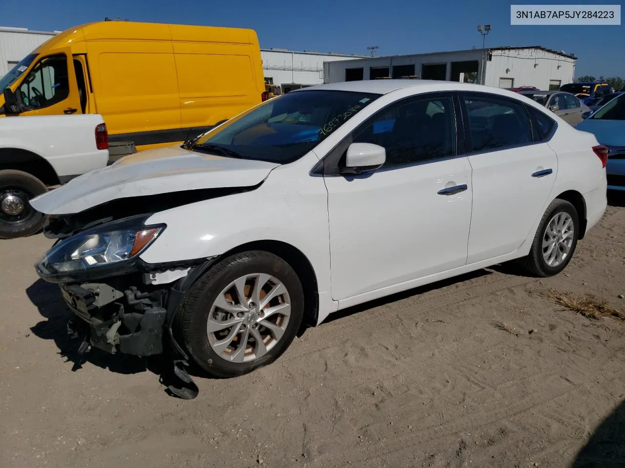 2018 Nissan Sentra S VIN: 3N1AB7AP5JY284223 Lot: 76973074