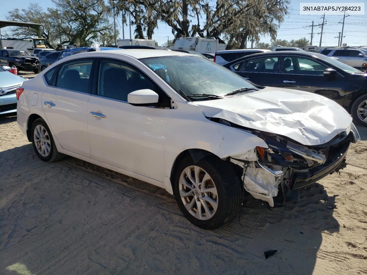 2018 Nissan Sentra S VIN: 3N1AB7AP5JY284223 Lot: 76973074