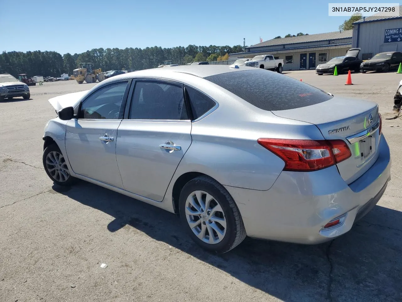 2018 Nissan Sentra S VIN: 3N1AB7AP5JY247298 Lot: 76975644