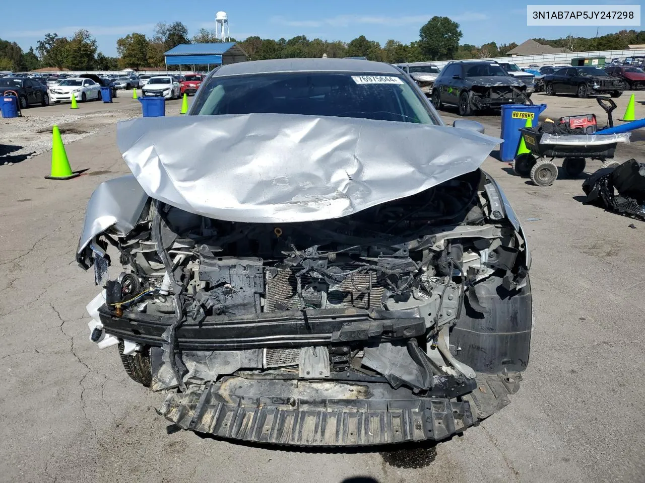 2018 Nissan Sentra S VIN: 3N1AB7AP5JY247298 Lot: 76975644