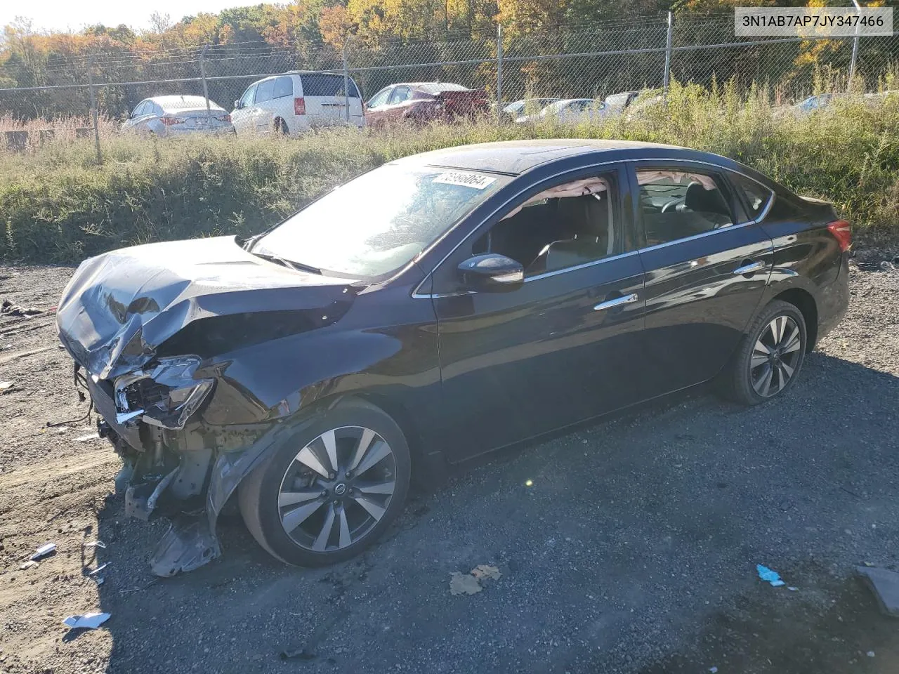 2018 Nissan Sentra S VIN: 3N1AB7AP7JY347466 Lot: 76996064