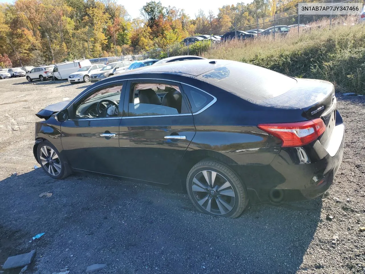 2018 Nissan Sentra S VIN: 3N1AB7AP7JY347466 Lot: 76996064