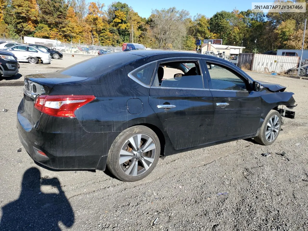 2018 Nissan Sentra S VIN: 3N1AB7AP7JY347466 Lot: 76996064