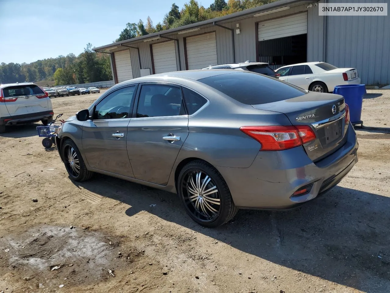 2018 Nissan Sentra S VIN: 3N1AB7AP1JY302670 Lot: 77104834