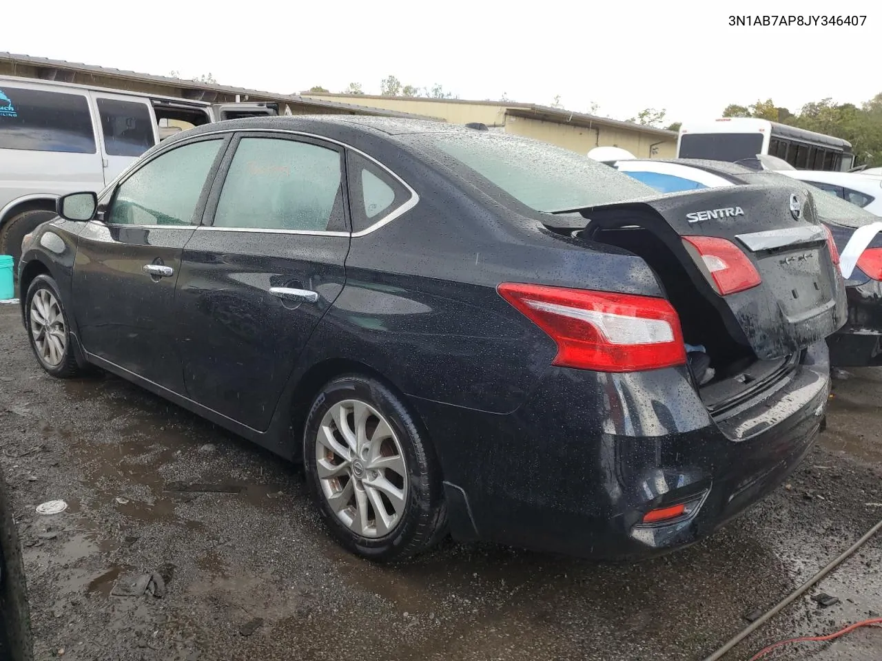 2018 Nissan Sentra S VIN: 3N1AB7AP8JY346407 Lot: 77309414