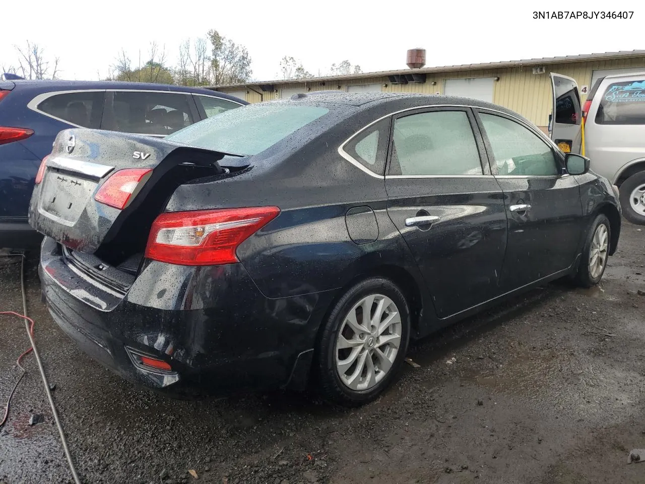 2018 Nissan Sentra S VIN: 3N1AB7AP8JY346407 Lot: 77309414