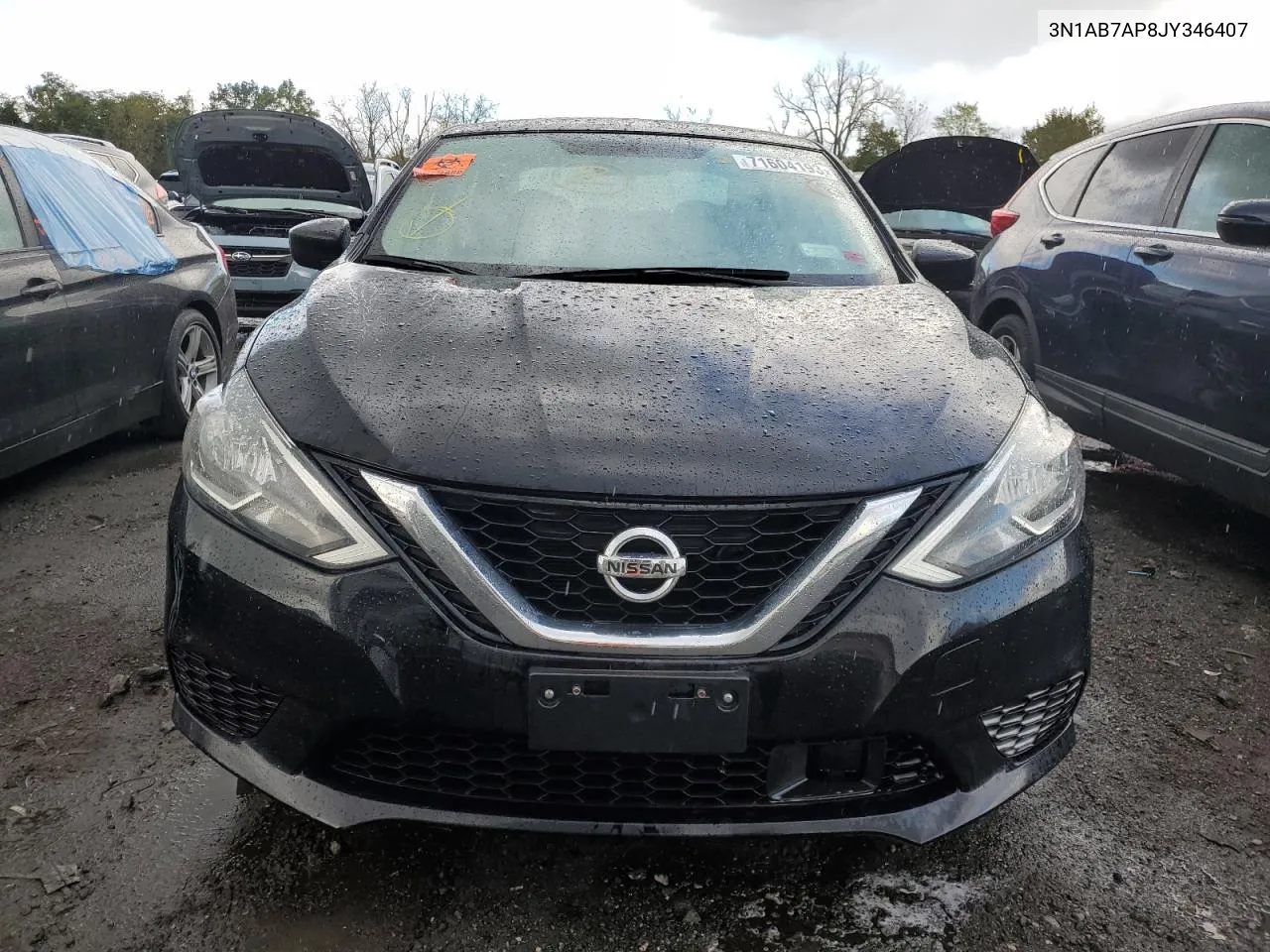 2018 Nissan Sentra S VIN: 3N1AB7AP8JY346407 Lot: 77309414