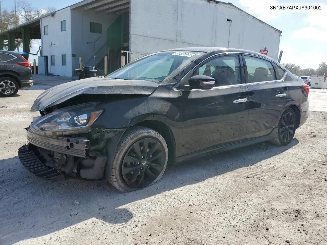 2018 Nissan Sentra S VIN: 3N1AB7APXJY301002 Lot: 77331844