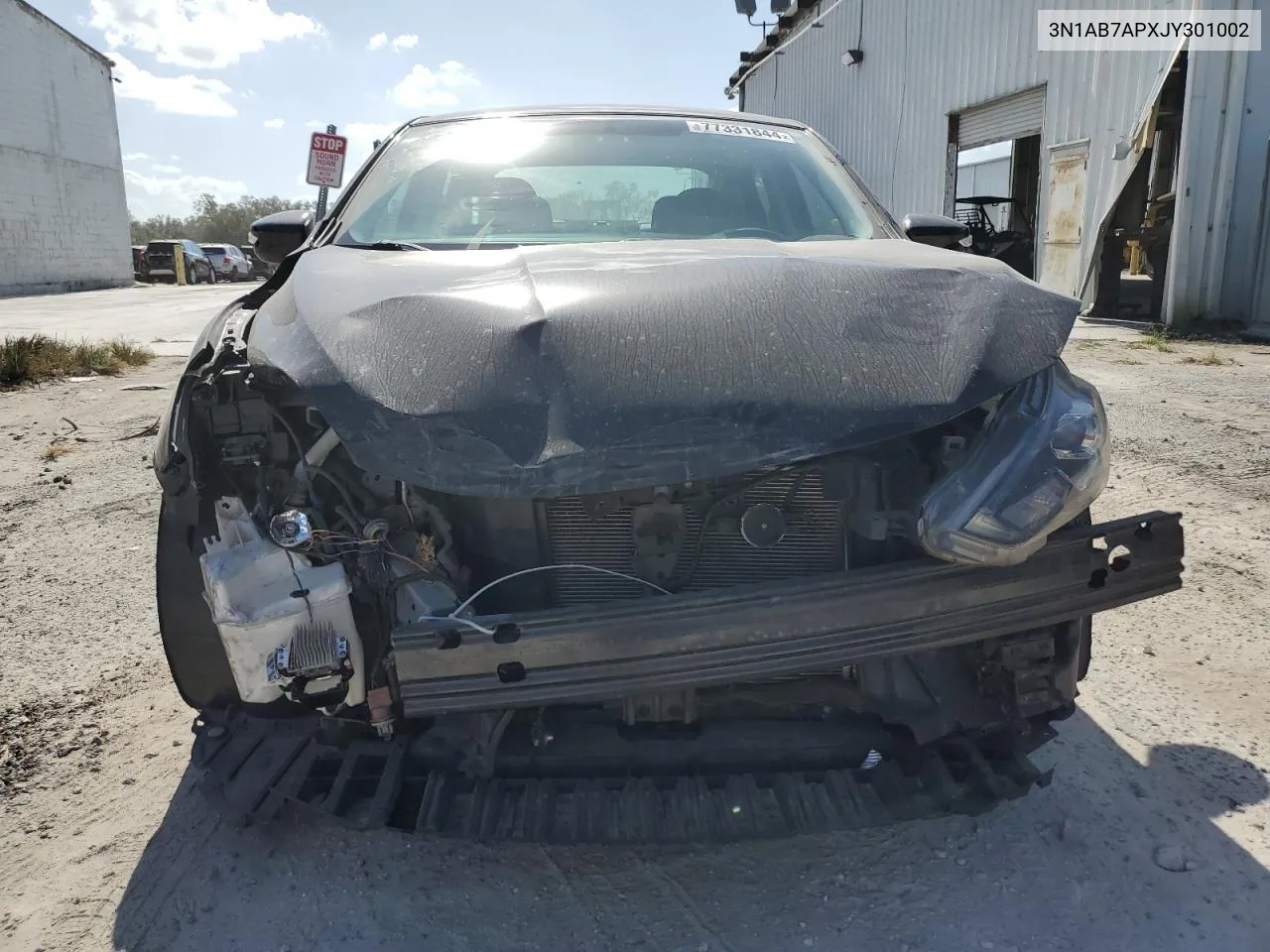 2018 Nissan Sentra S VIN: 3N1AB7APXJY301002 Lot: 77331844