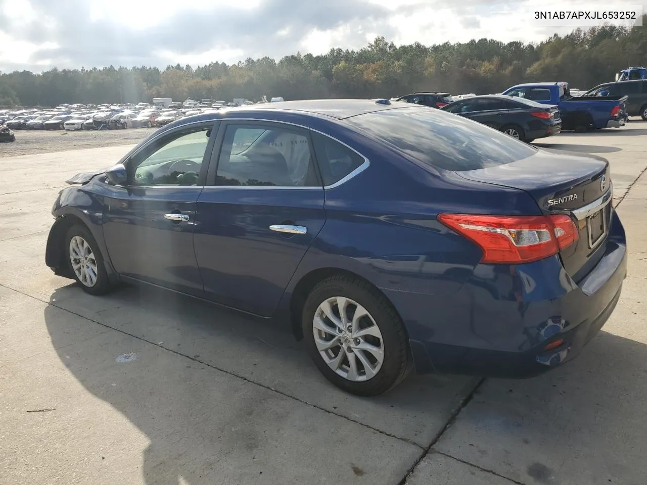 2018 Nissan Sentra S VIN: 3N1AB7APXJL653252 Lot: 77616514