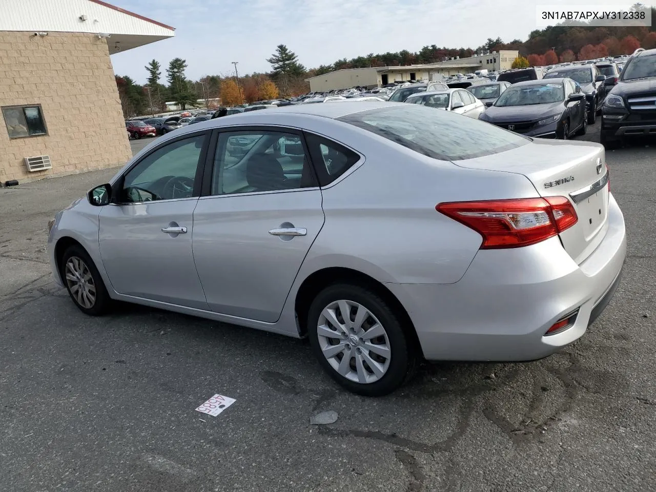 2018 Nissan Sentra S VIN: 3N1AB7APXJY312338 Lot: 77710634