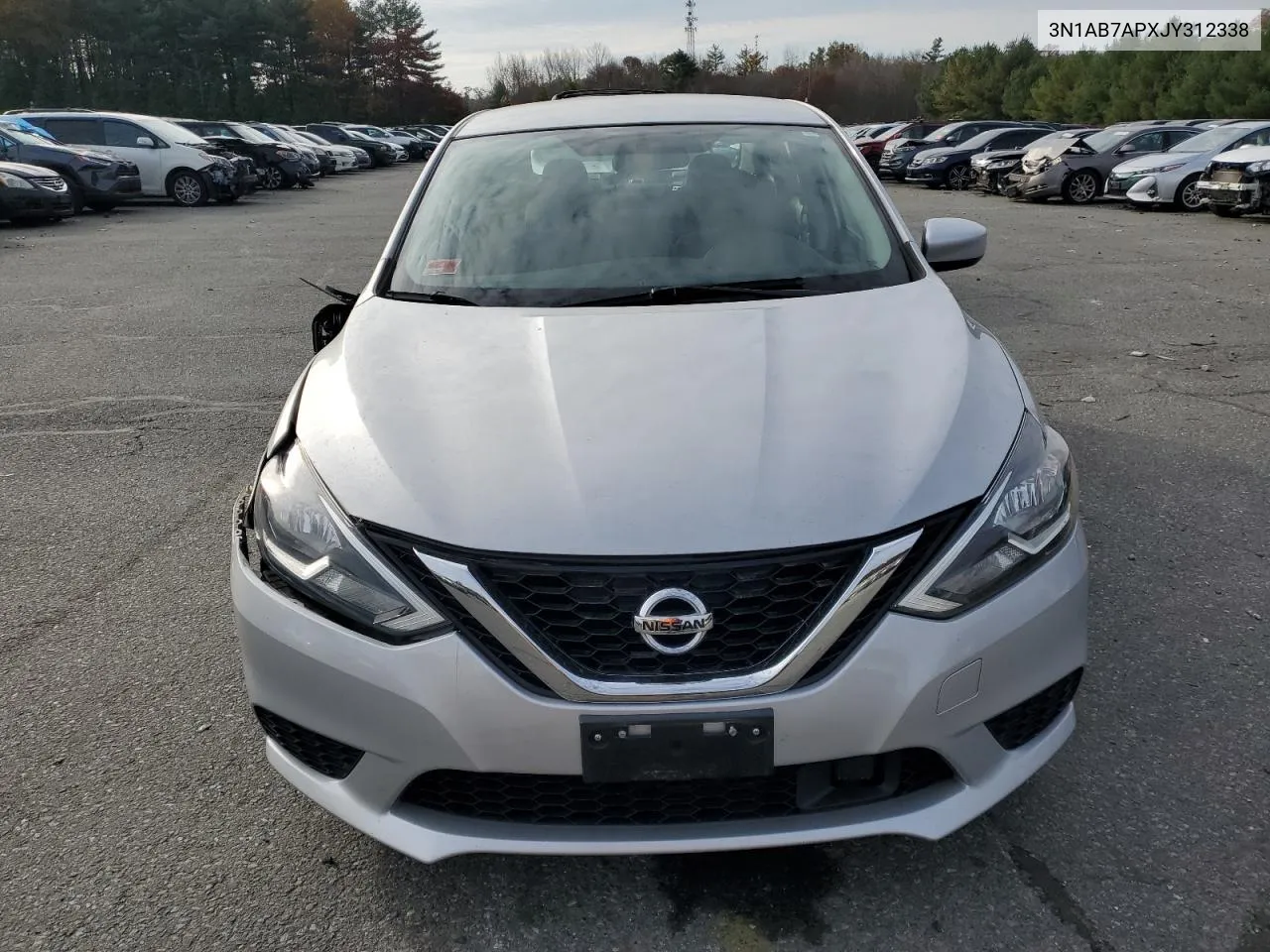 2018 Nissan Sentra S VIN: 3N1AB7APXJY312338 Lot: 77710634