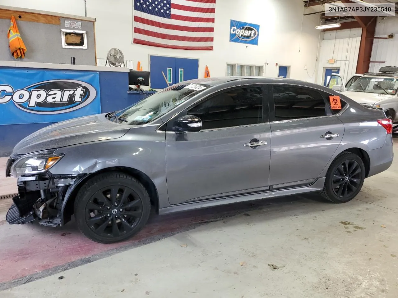 2018 Nissan Sentra S VIN: 3N1AB7AP3JY235540 Lot: 77736824